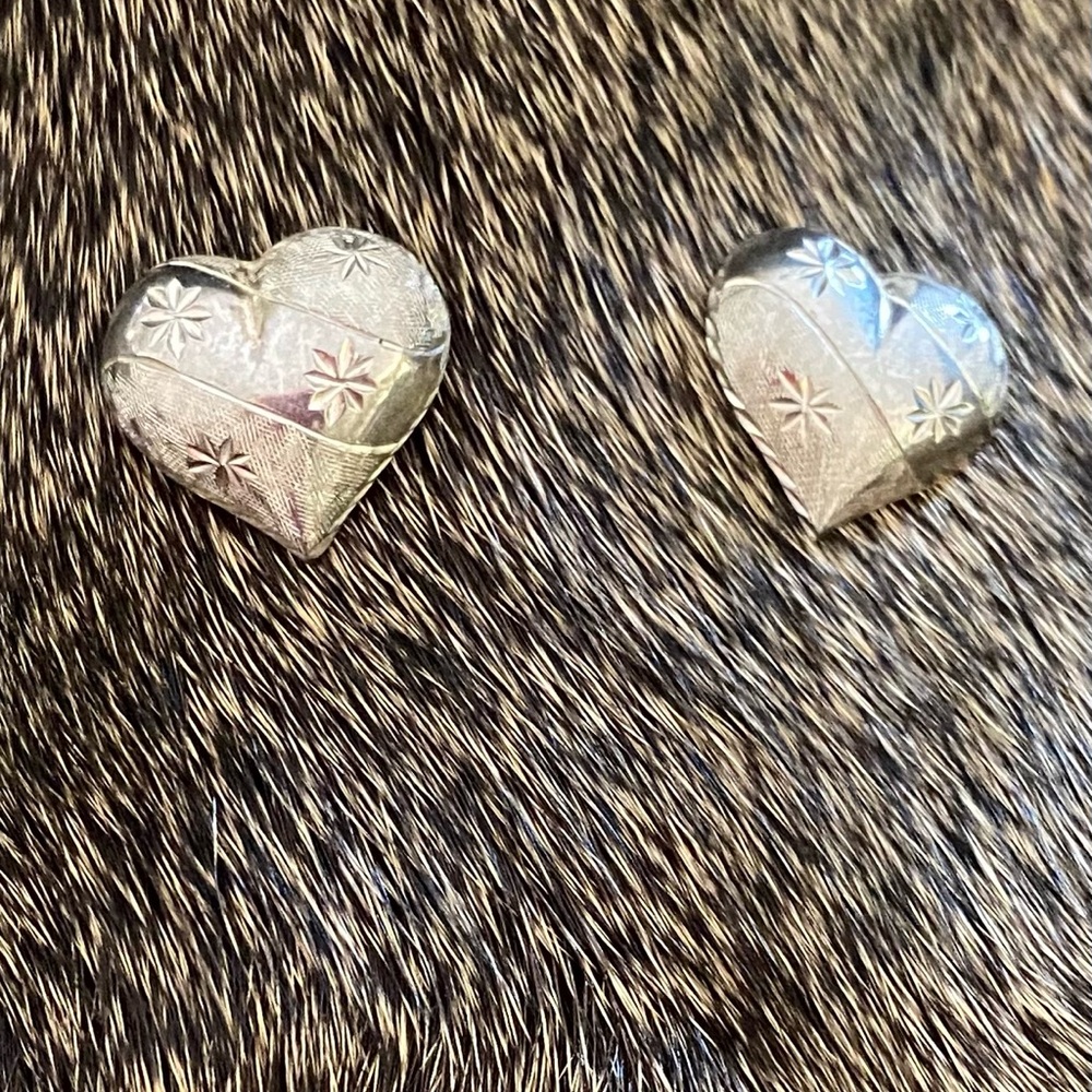 Native American made, Sterling silver Earrings.